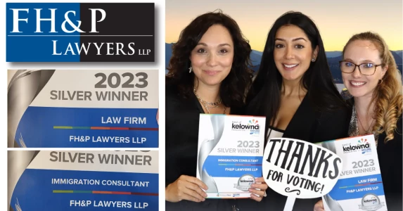 FH&P Earns 2 Awards from Best Of Kelowna